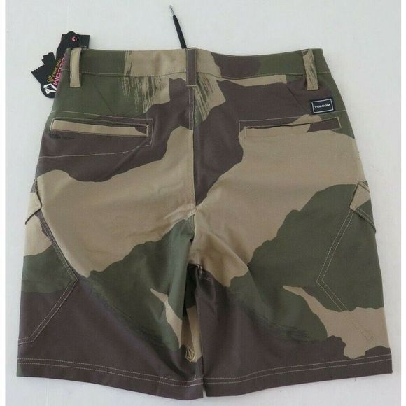 Volcom A3232100 Men's Sz 29 Camouflage Country Days Hybrid Boardshorts $70 - Picture 2 of 6